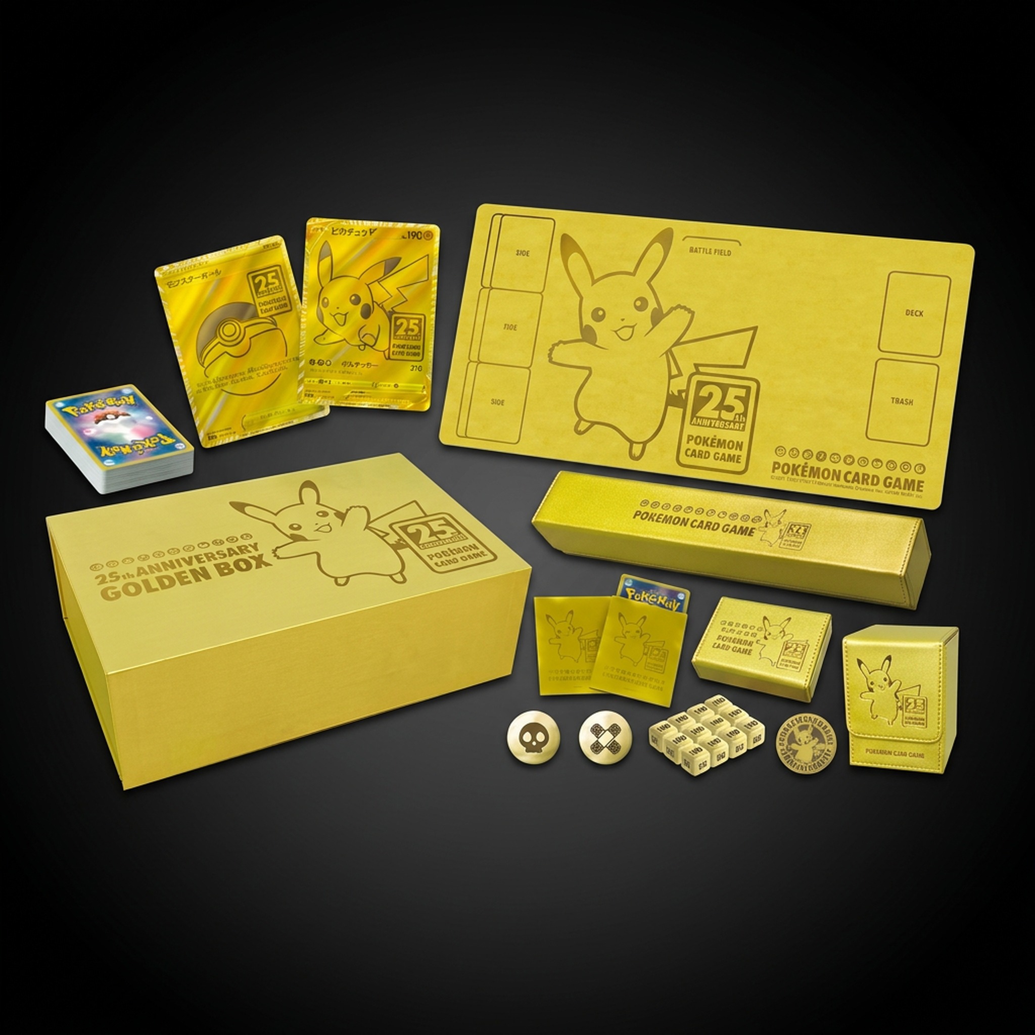 25th Anniversary Golden Box sealed Japanese Pokémon product photographed by NMR